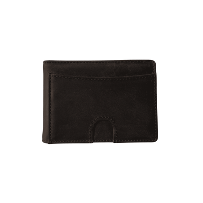 Wallet Money Clip maronenbraun Frontansicht