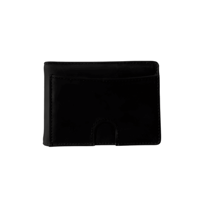 Wallet Money Clip nachtschwarz Frontansicht