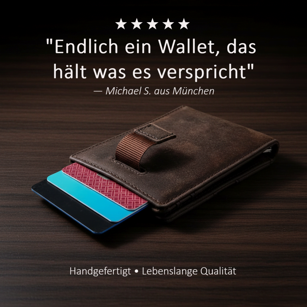 Money Clip Wallet mit 5-Sterne-Kundenbewertung